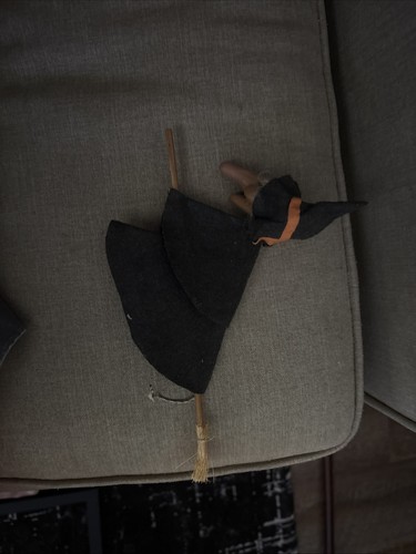 Vintage kitchen witch - vintage, cloth