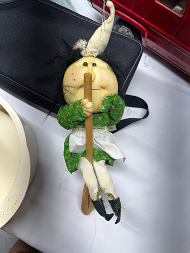 Vintage kitchen witch doll - kitchen,