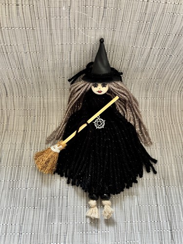 Witch doll handmade - doll, 7-in,