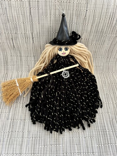 Witch doll handmade - doll, 7-in,